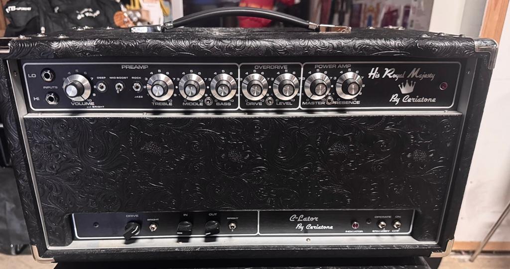 Ceriatone Overtone Special HRM 50 MK2 + C-lator, Ophalen, Zo goed als nieuw, 50 tot 100 watt