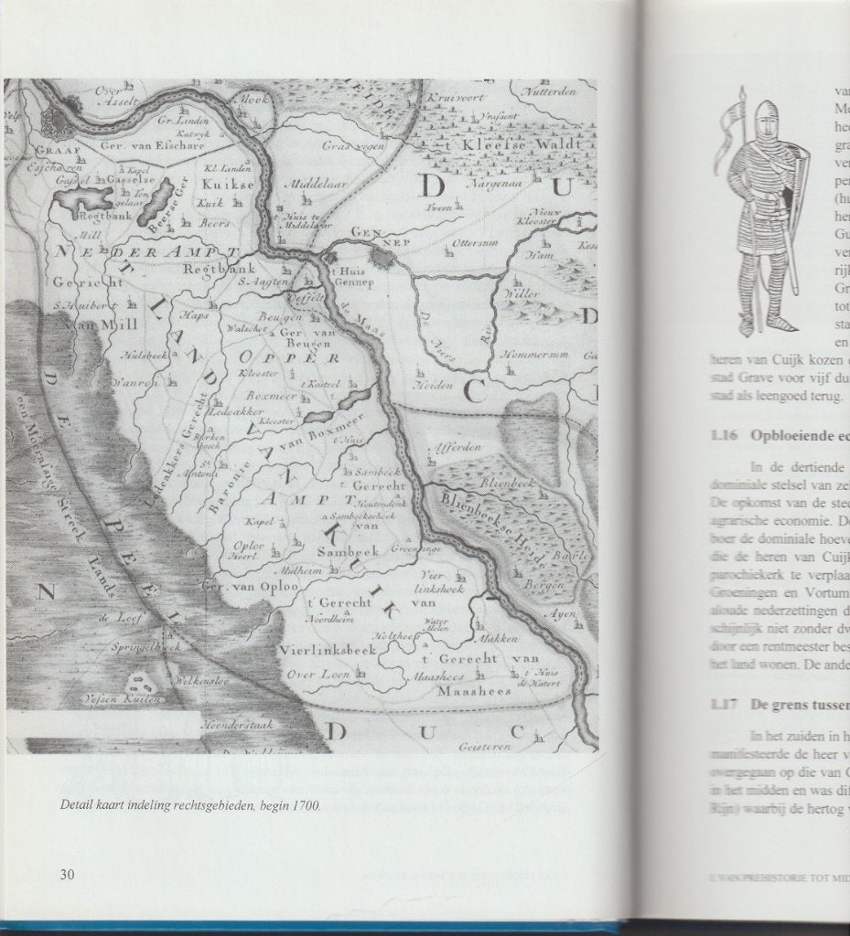 Grenzen verlegd; Groeningen, Holthees, Maashees, Overloon,, Ophalen of Verzenden
