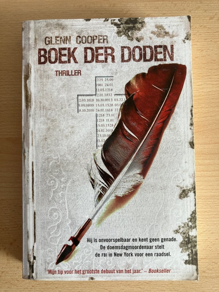 Glenn Cooper - Boek der doden, Boeken, Ophalen, Gelezen, Glenn Cooper