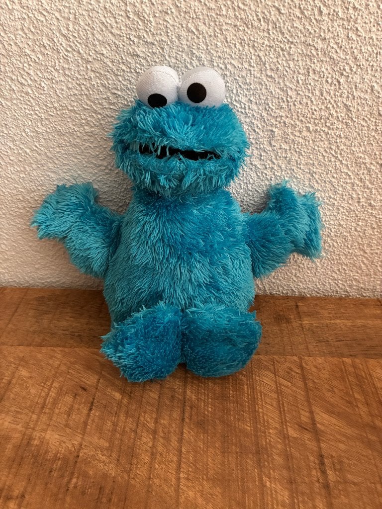 Sesamstraat knuffel Koekiemonster. 24 cm. ZGAN., Kinderen en Baby's, Speelgoed | Babyspeelgoed, Ophalen of Verzenden, Zo goed als nieuw