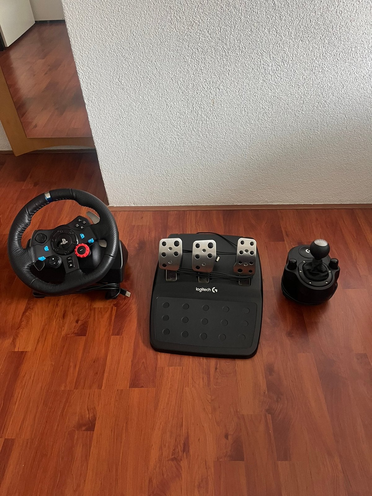 Logitech G29 Driving Force + Shifter | PS5 PS4 PC, Spelcomputers en Games, Ophalen, Zo goed als nieuw, Stuurtje of Sportattribuut