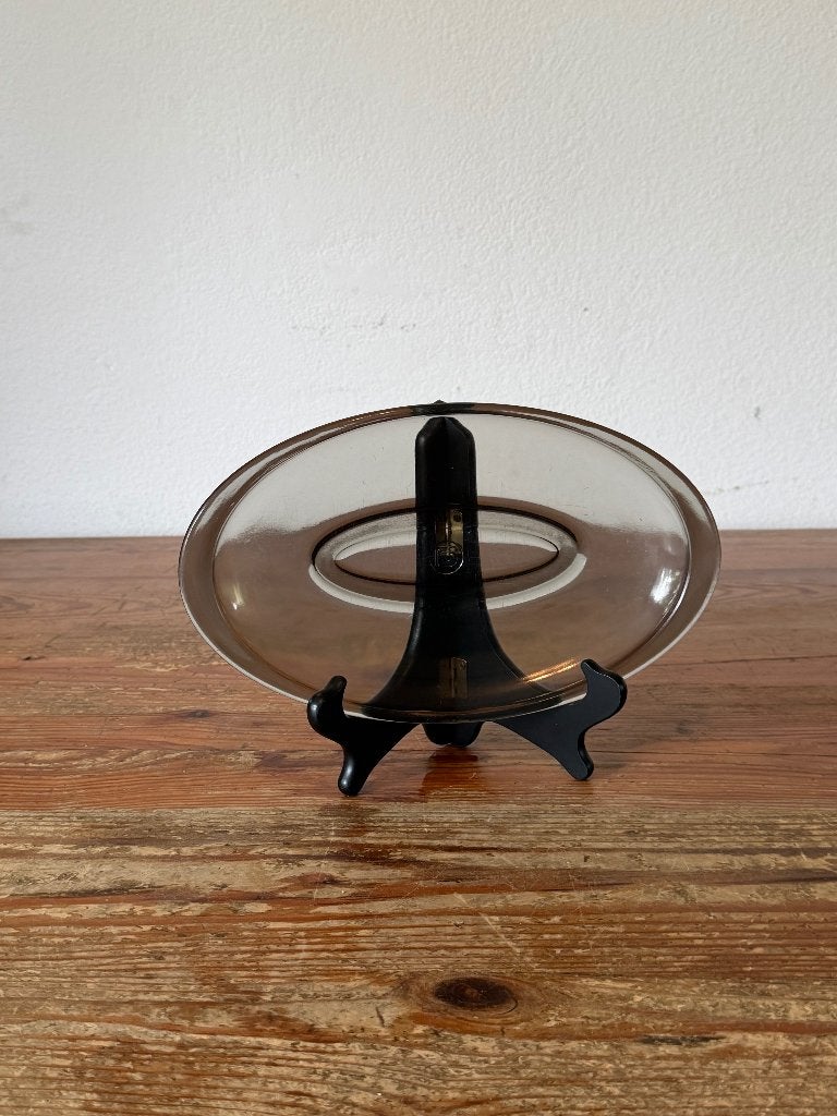 Schaal / presenteerschaal  - gekleurd glas - vintage, Ophalen of Verzenden
