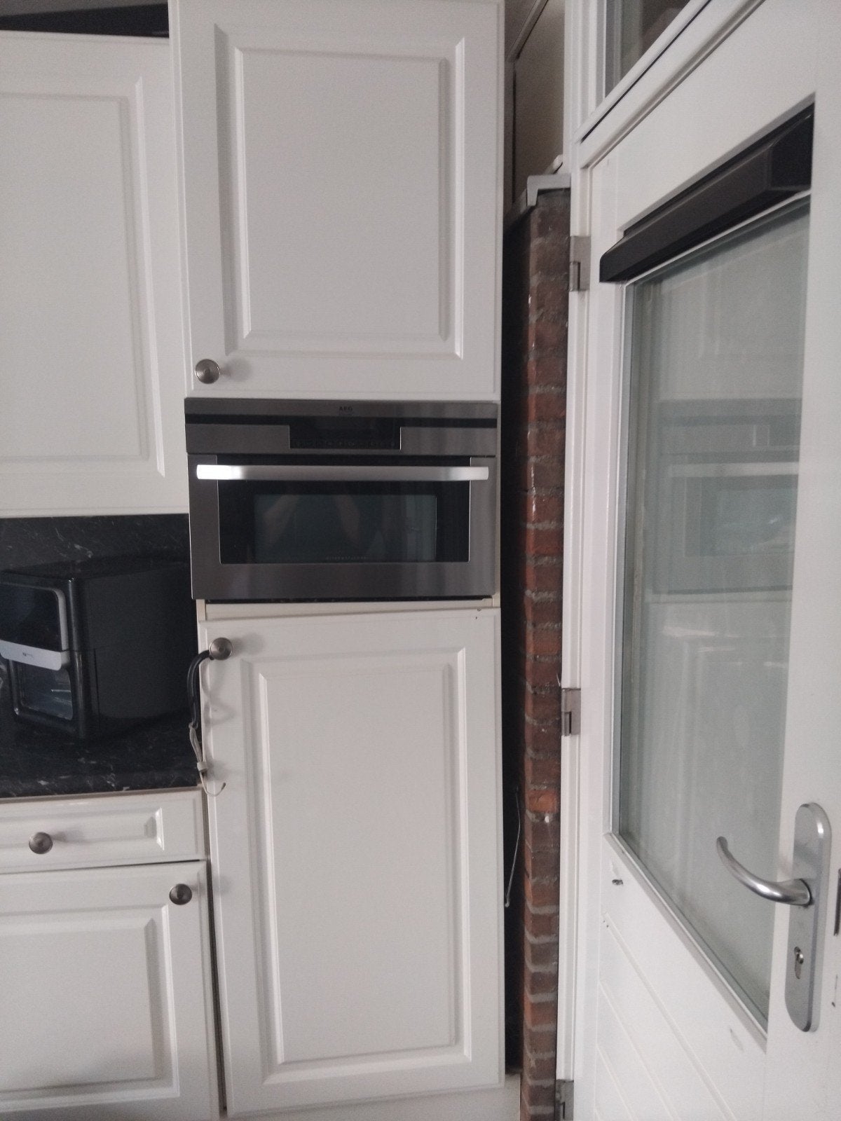 keuken  wit glans 3,30breed  2,34 hoog, Ophalen, Wit, Hout, Hoogglans of Gelakt