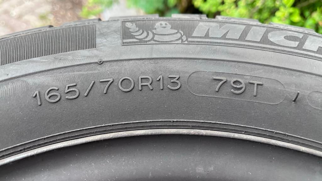 Winterbanden set 165/70R13 op stalen velgen Ford Ka, Ophalen, Gebruikt, 13 inch, Banden en Velgen