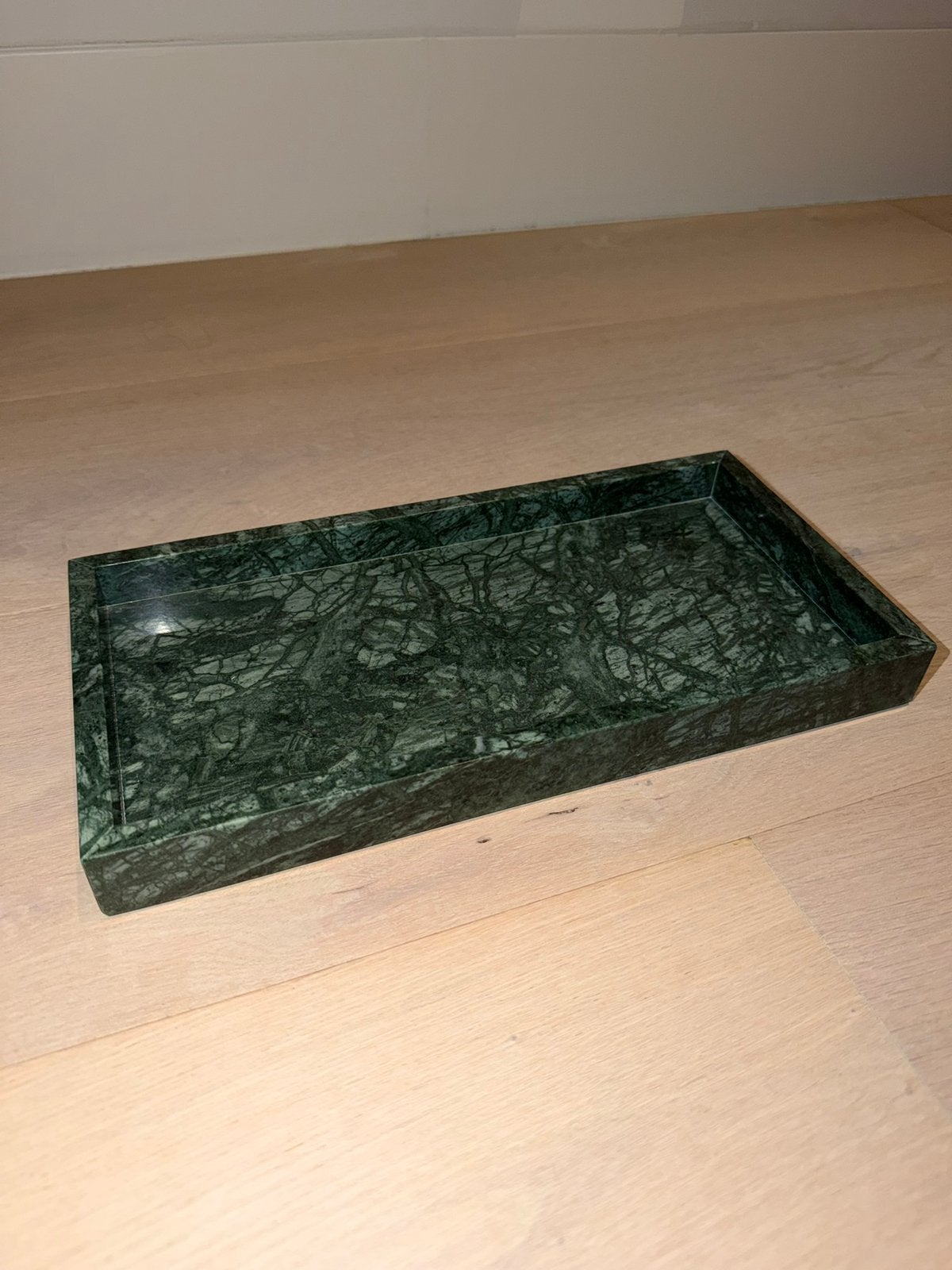 Groen marmeren dienblad 15  30 cm – Nieuw en ongebruikt, Huis en Inrichting, Ophalen, Zo goed als nieuw, Hout
