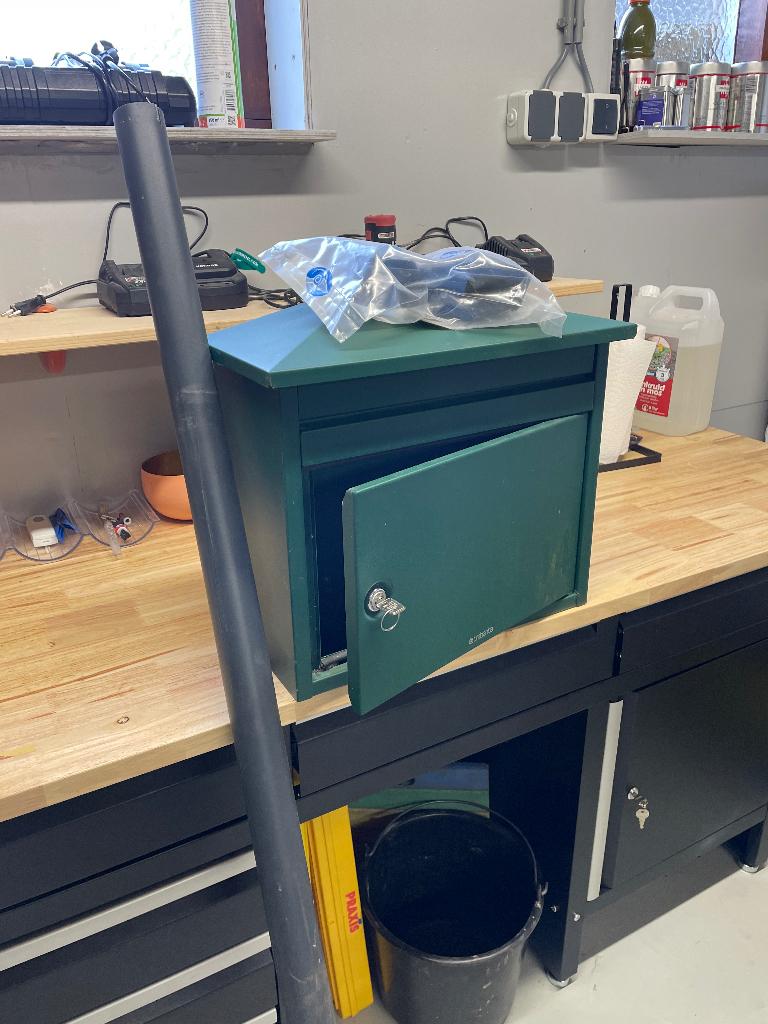 Brabantia brievenbus, Ophalen, Staal, Staande brievenbus, Zo goed als nieuw