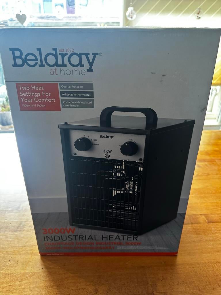 Nieuwe Beldray 3000W Industriële Heater, Ophalen, Overige soorten, Elektrisch, Nieuw