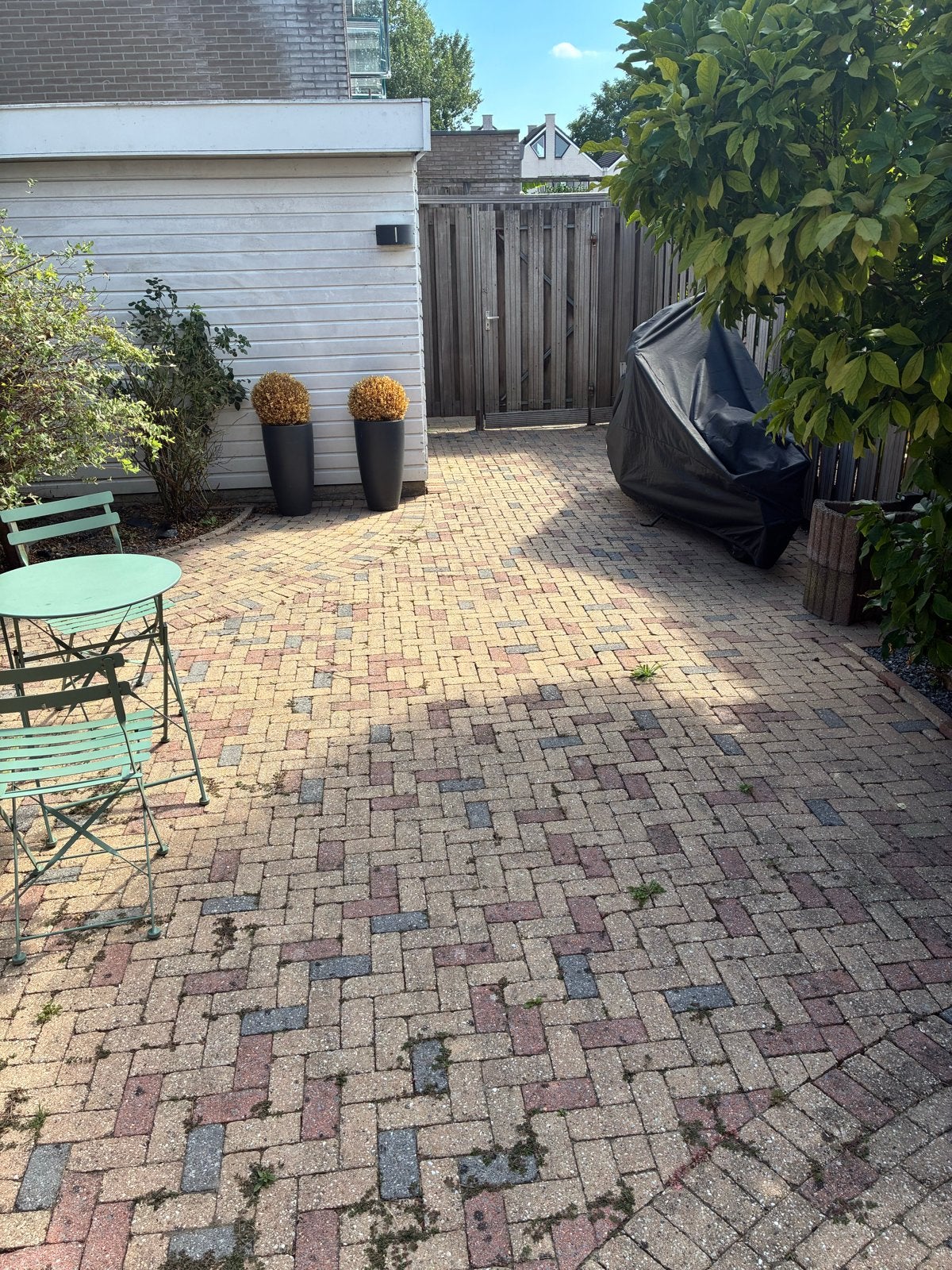 Gebruikte klinkers voor terras of oprit, Tuin en Terras, Tegels en Klinkers, Ophalen, Gebruikt, Klinkers, 10 m² of meer