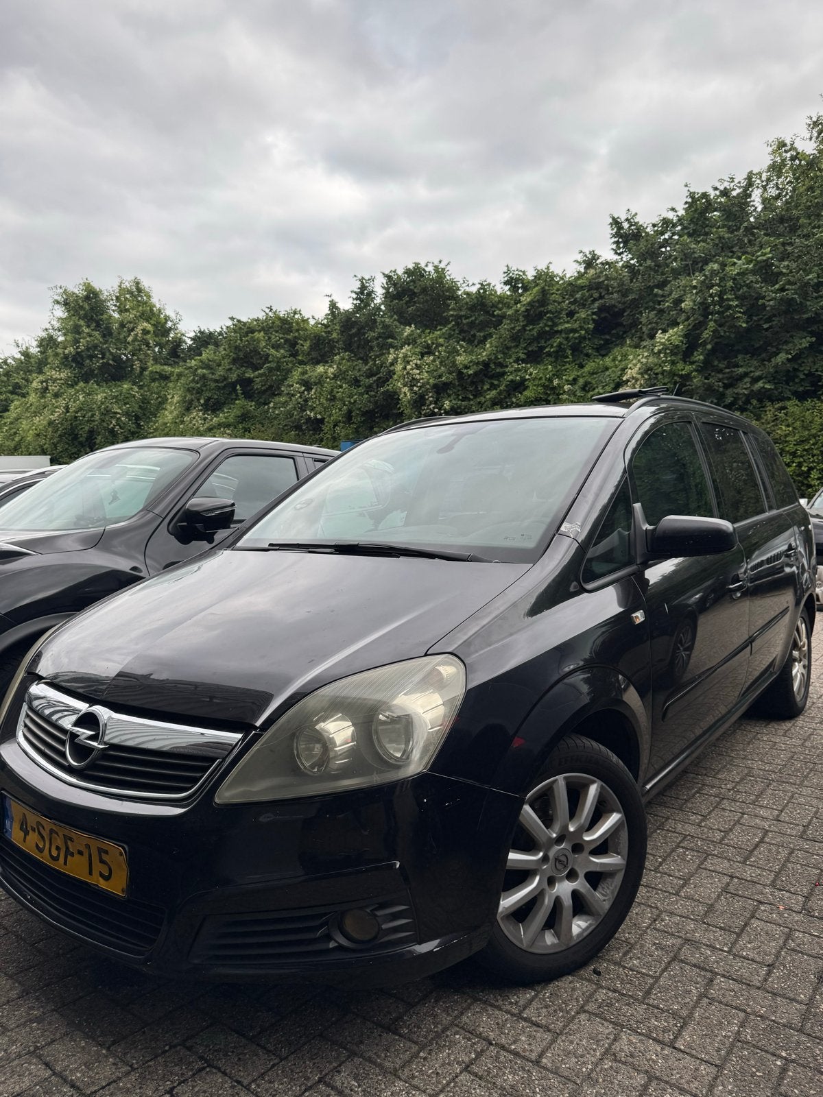 Opel Zafira 1.8 2007 Zwart, Gebruikt, Voor, Opel, Ophalen of Verzenden