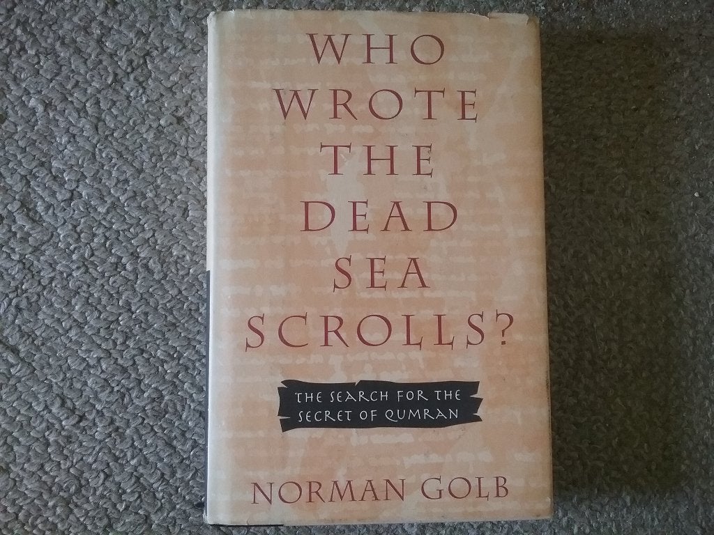 Who wrote the Dead Sea scrolls? / N Golb (Dode zee rollen), Boeken, Gelezen, 14e eeuw of eerder, Overige gebieden, Ophalen of Verzenden