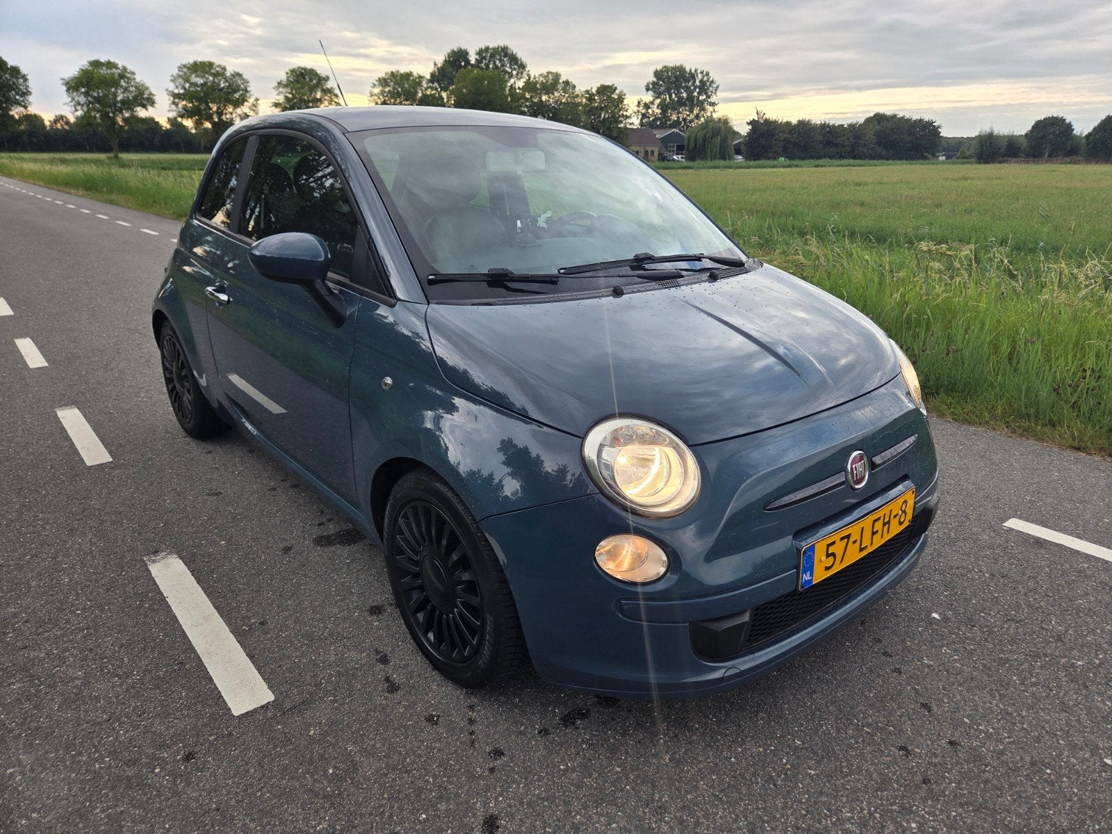 Fiat 500 1.4 16V Sport 73KW C 6Bak 2010 Leer Airco NL NAP, Auto's, Fiat, Voorwielaandrijving, 4 cilinders, Origineel Nederlands