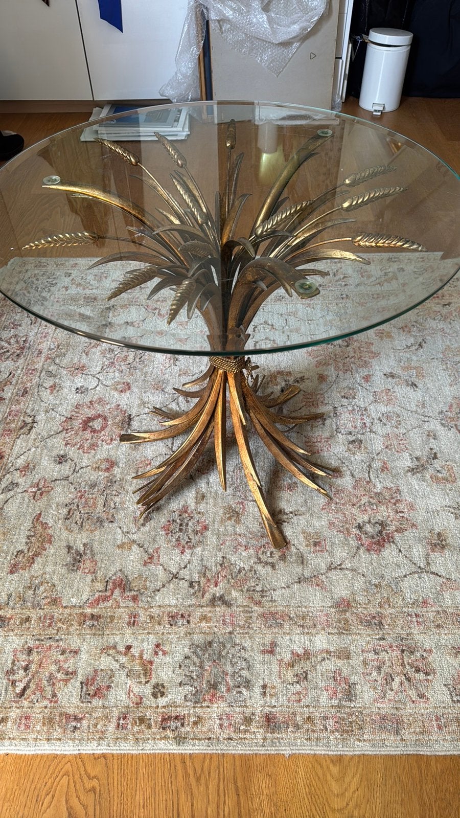 Hollywood regency tafel, Ophalen