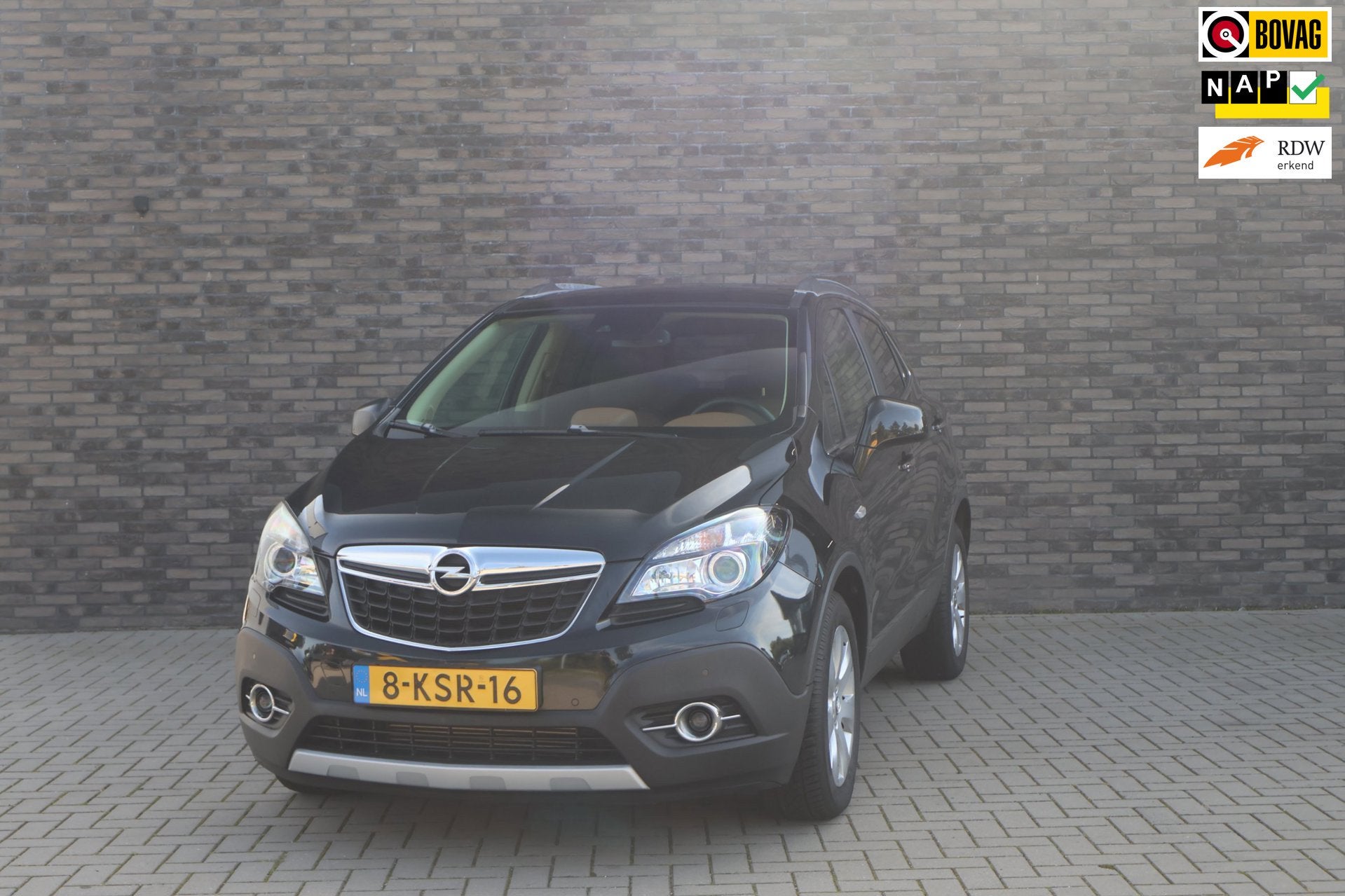 Opel Mokka 1.4 T Cosmo 4x4 | Camera | Trekhaak | Schuifdak |, Auto's, 1325 kg, Gebruikt, 4 cilinders, Zwart