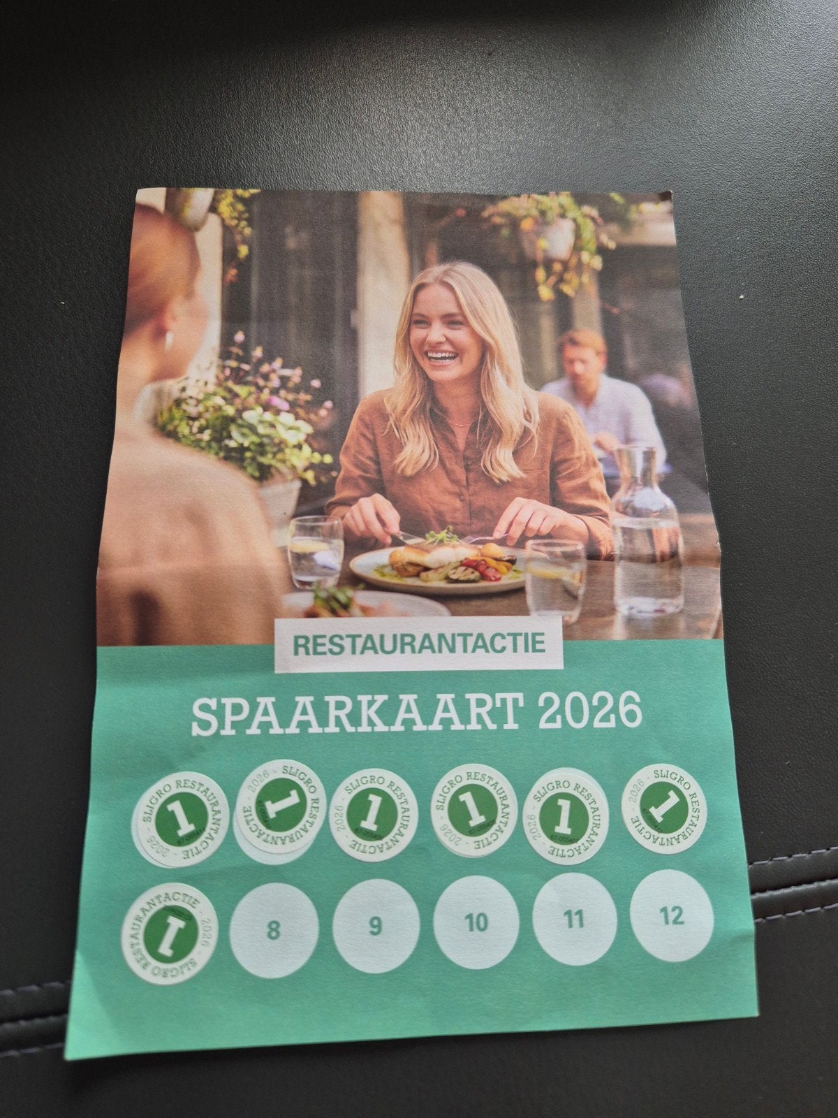 sligro restaurantzegels 7 stuks, Twee personen, Overige soorten