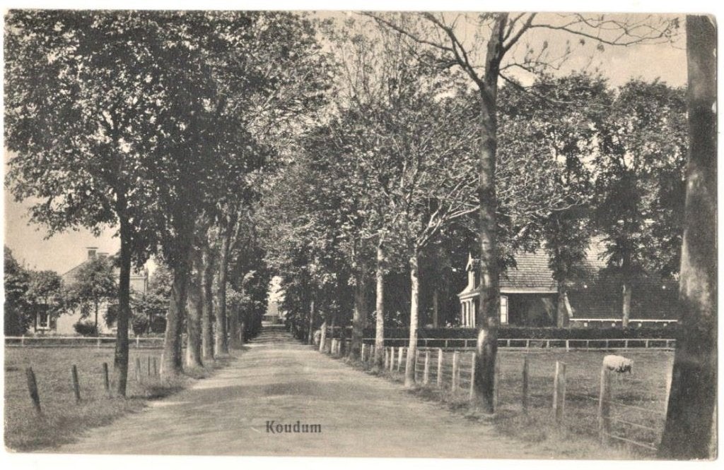 H-N-411  Koudum, Verzamelen, Ophalen of Verzenden, Voor 1920, Ongelopen, Friesland