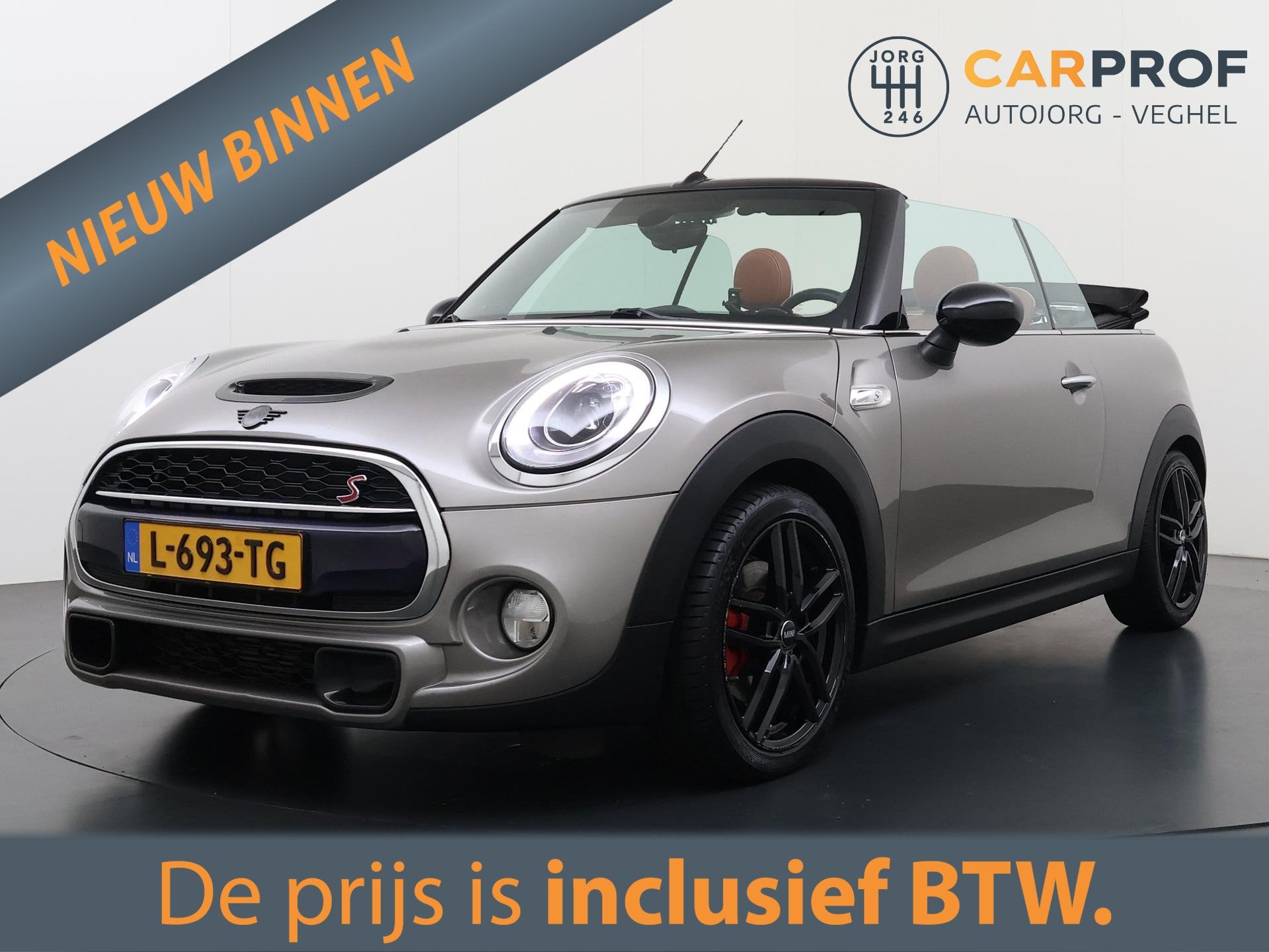 MINI Cabrio 2.0 Cooper S Chili Serious Business Navigatie |, Auto's, Mini, 1998 cc, Gebruikt, Euro 6, Cabriolet