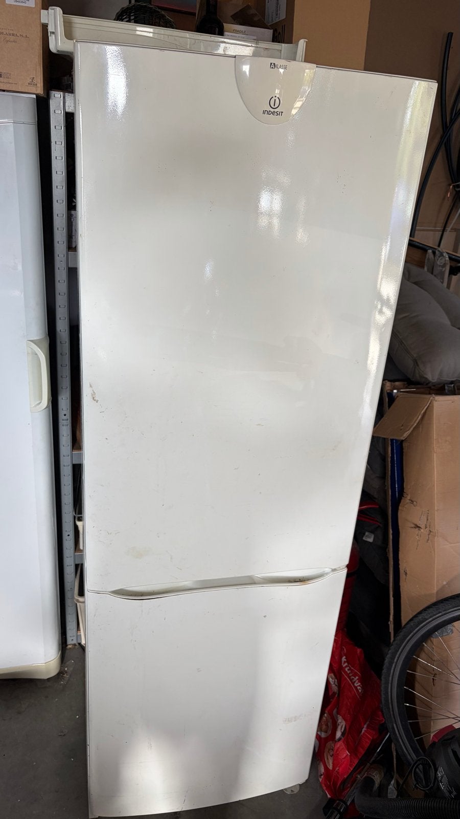 Indesit Koelkast met Aparte Vriezer - Gebruikt, Ophalen, 150 tot 200 liter, Gebruikt, 60 cm of meer