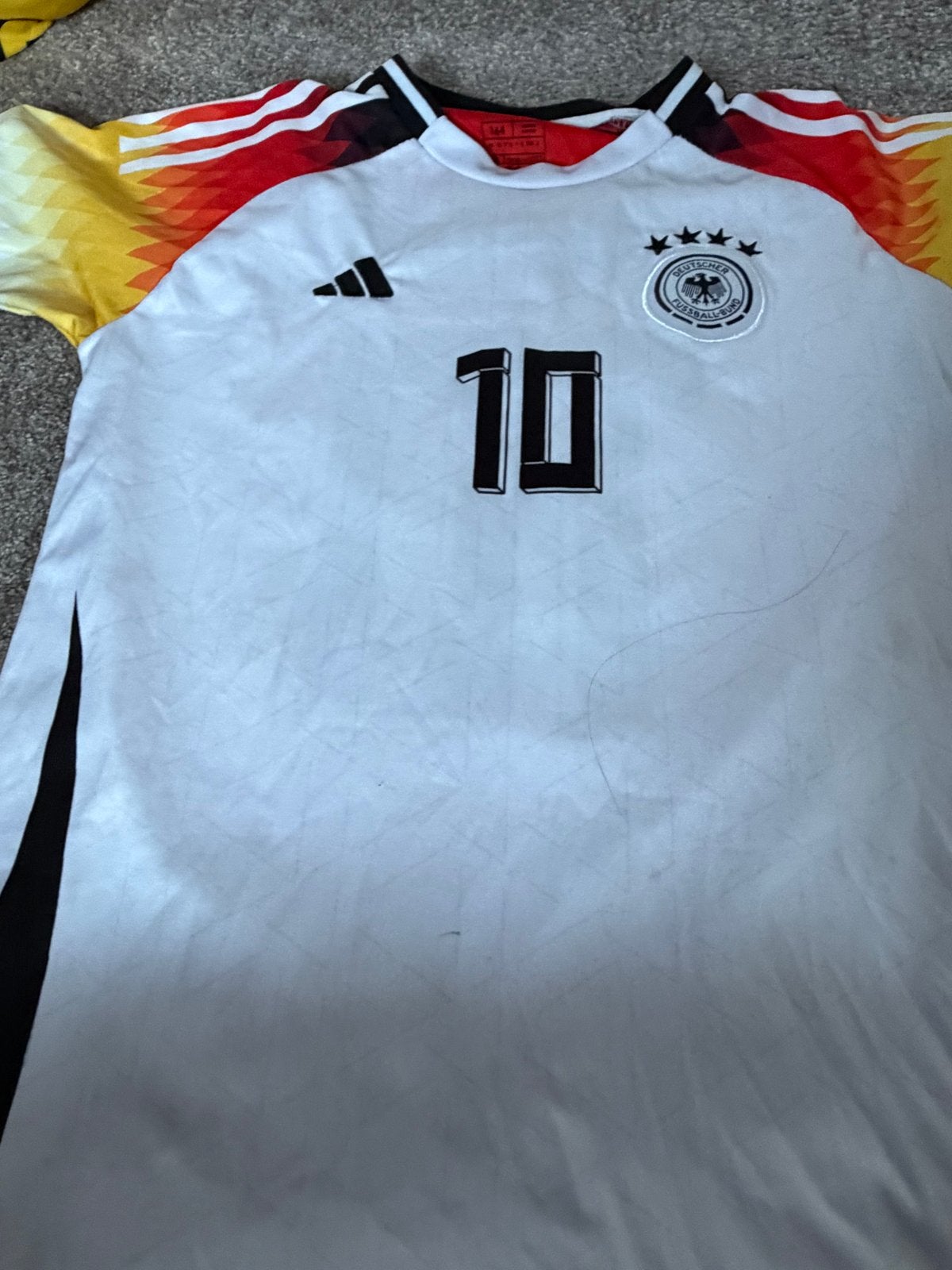 Duitsland voetbalshirt Musiala #10 - Maat 164, Kinderen en Baby's, Ophalen of Verzenden, Gebruikt, Jongen of Meisje, Shirt of Longsleeve