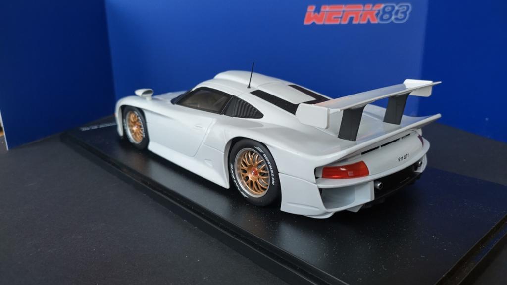 Porsche 911 GT1 plain 1:18 Werk83 Pol, Overige merken, Auto, ., Nieuw