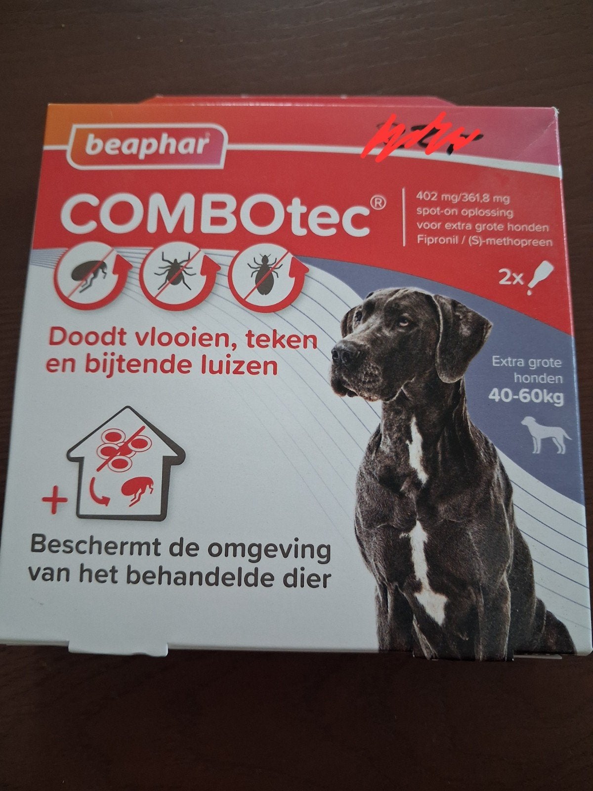 beaphar tegen vlooien, luizen en teken, Ophalen