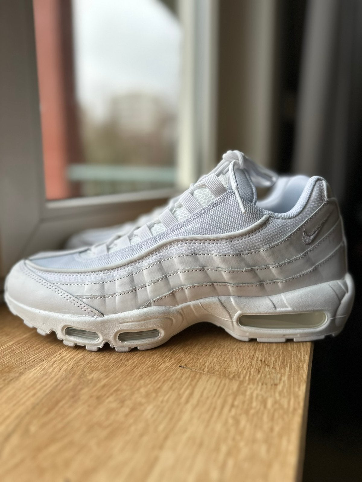 Nike Air Max 95 - tripple white - maat 40, Wit, Nieuw, Ophalen of Verzenden, Sneakers of Gympen