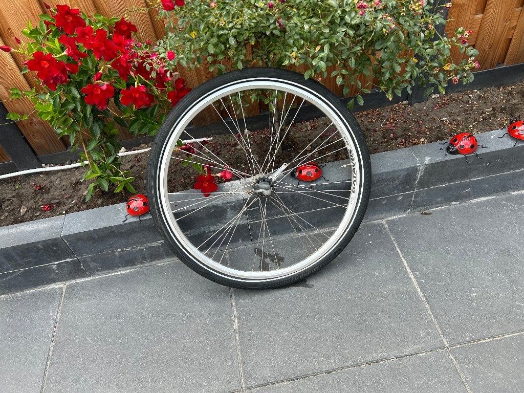 :Achterwiel 28 inch 3 NEXUS versnellingen terugtraprem, Wiel, Gebruikt, Ophalen of Verzenden, Aluminium