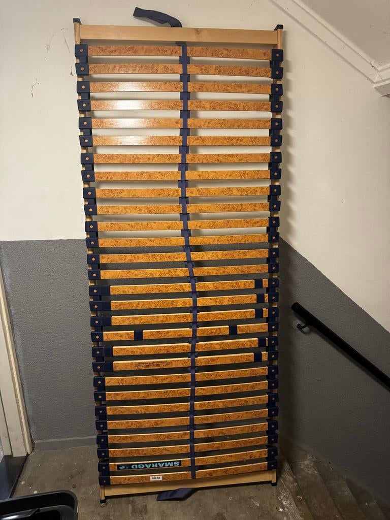 2x Smaragd lattenbodem 80x200, Huis en Inrichting, Slaapkamer | Matrassen en Bedbodems, Ophalen, Gebruikt, Eenpersoons, 80 cm