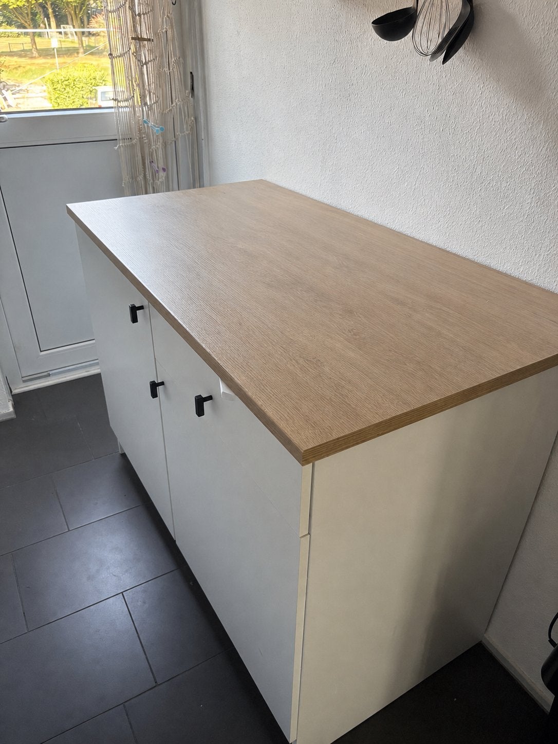 Keukenblok GRATIS, Ophalen, Gebruikt, Wit, Enkelwandige keuken