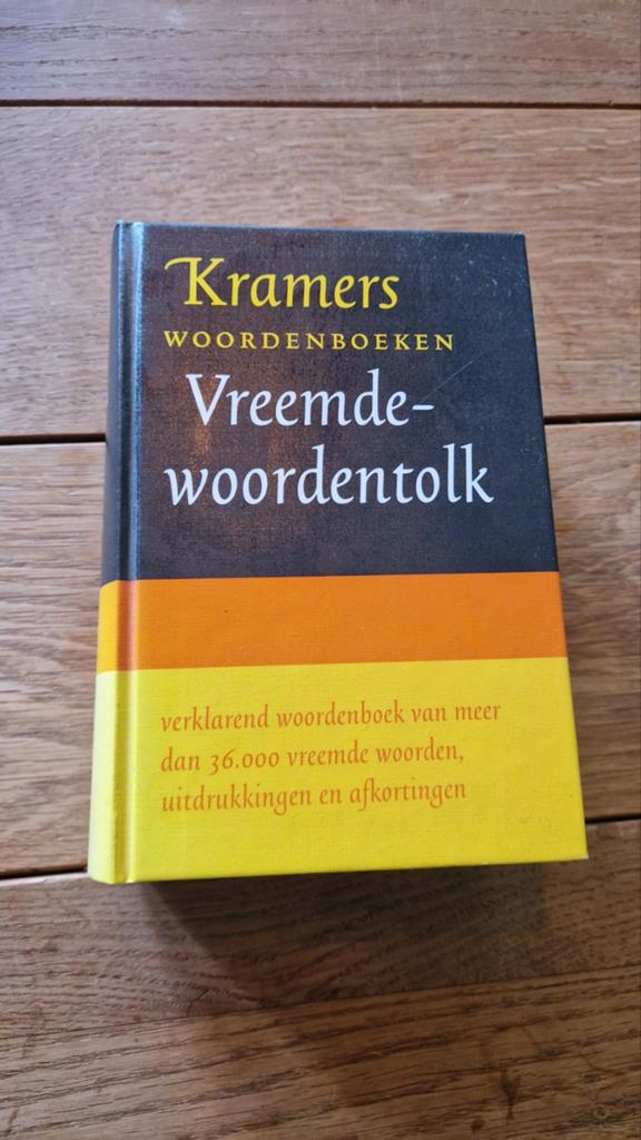Kramers Vreemde-woordentolk: verklarend woordenboek, Boeken, Woordenboeken, Nederlands, Zo goed als nieuw, Kramers, Ophalen