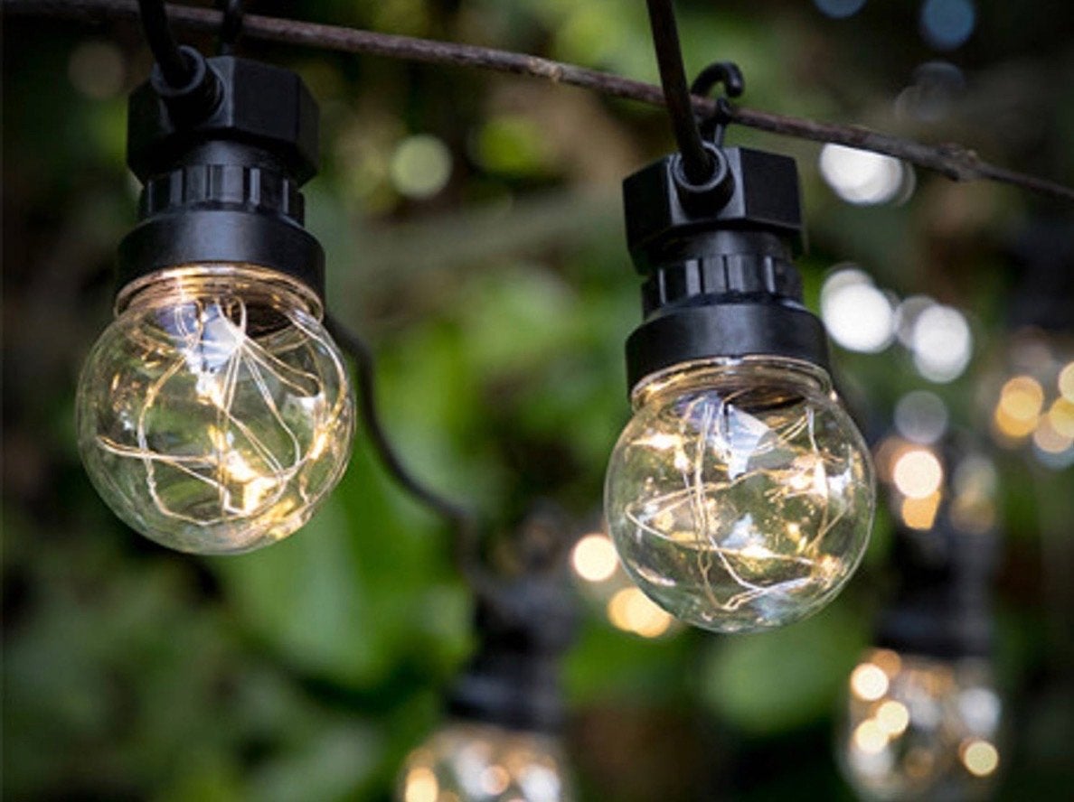 Party Lights 50 LED Microwire Prikkabel - Warm Wit, Tuin en Terras, Kunststof, Minder dan 50 watt, Overige typen, Nieuw