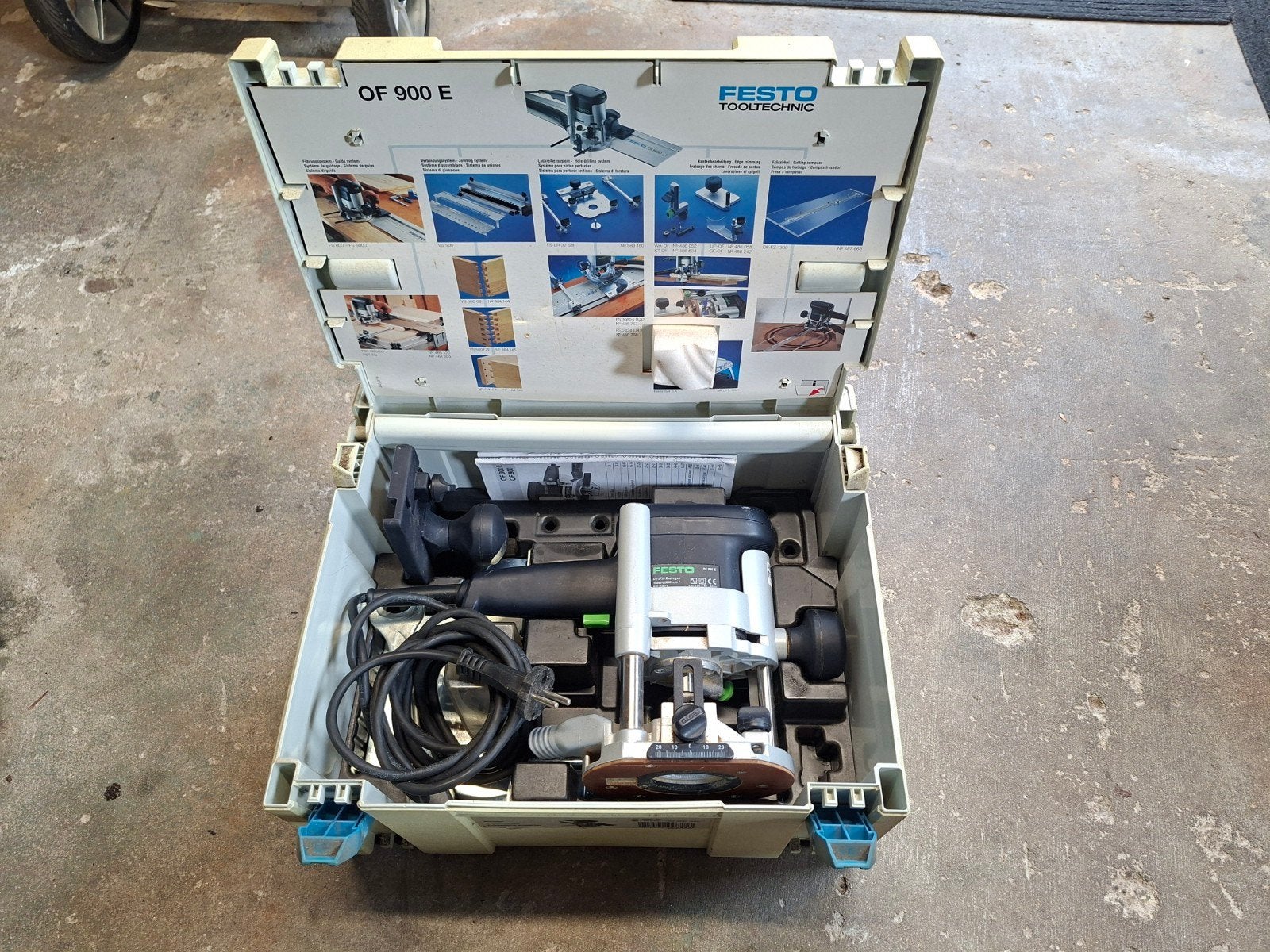 Festool OF 900 E Bovenfrees in Systainer, Ophalen, Gebruikt, Bovenfrees, Festool