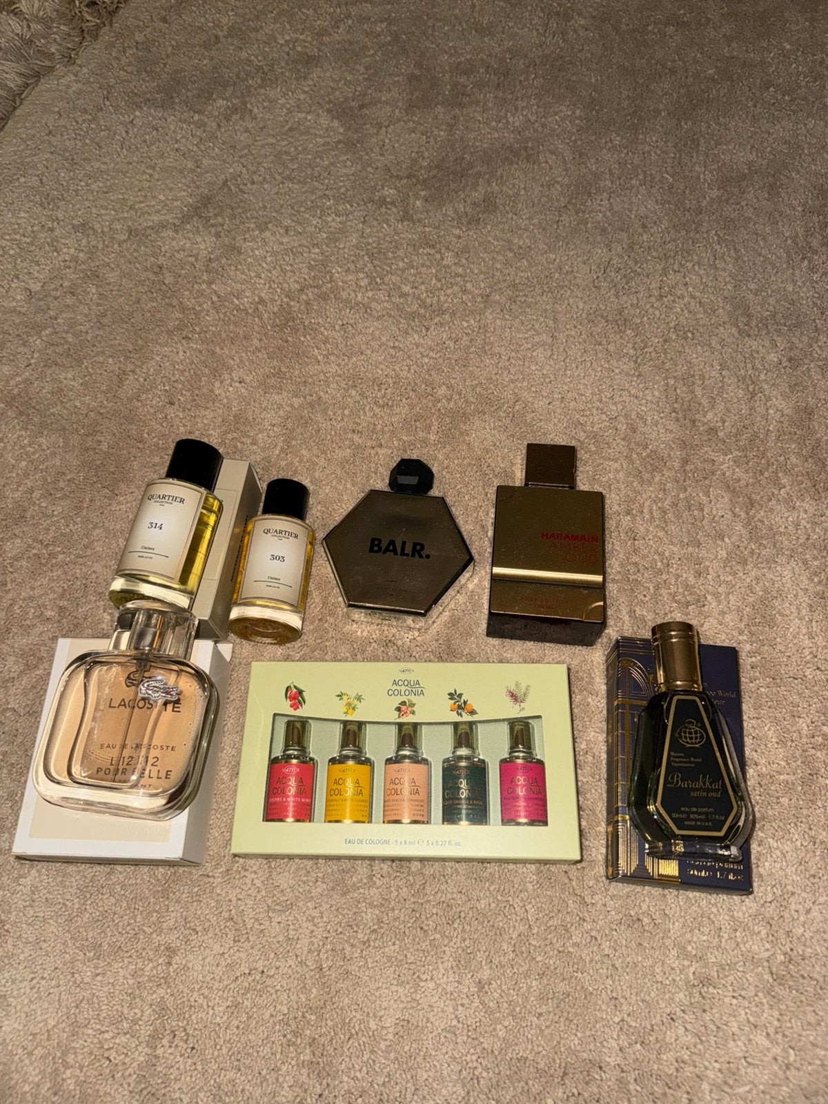 Parfumpakket 11 stuks, Verzamelen, Ophalen of Verzenden, Zo goed als nieuw, Parfumfles