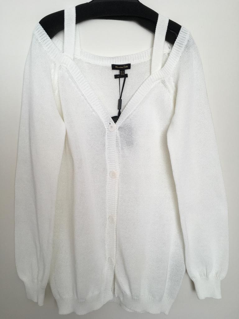Massimo Dutti vestje wit maat M, Maat 38/40 (M), Massimo Dutti, Wit, Nieuw