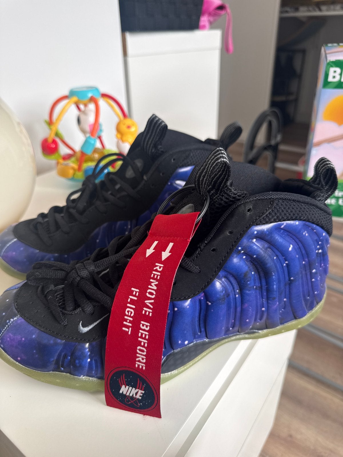 Nike Air Foamposite One Galaxy Sneakers Maat 40 Ongedragen, Kleding | Heren, Schoenen, Ophalen of Verzenden, Nieuw, Blauw, Sneakers of Gympen