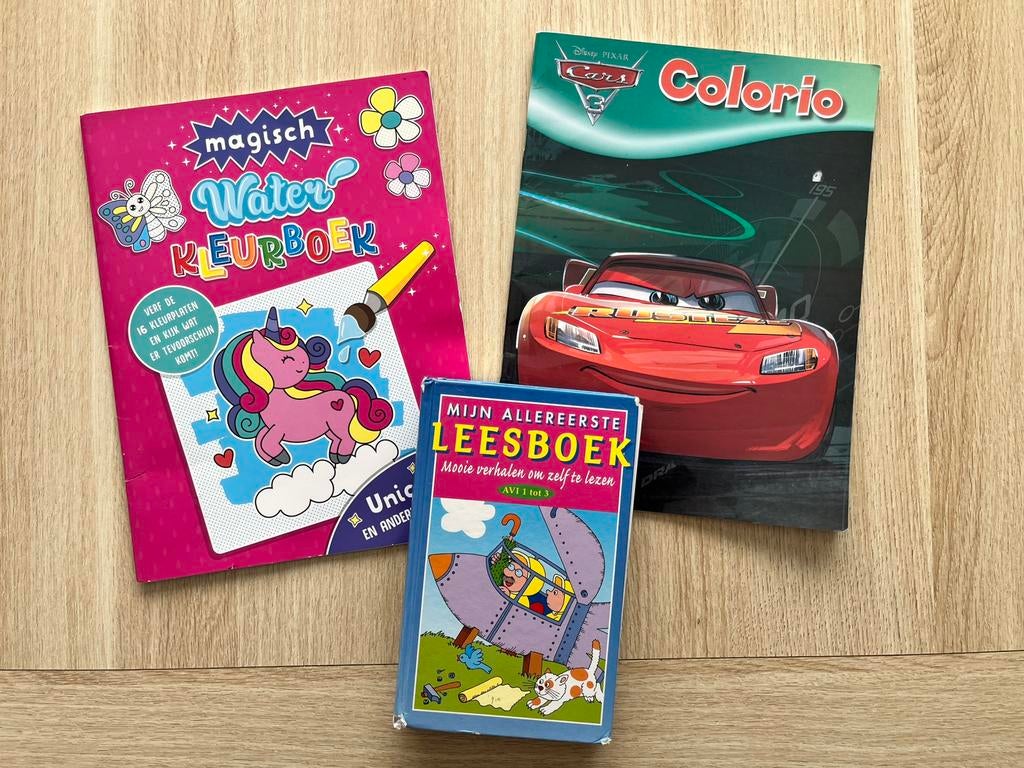 Gratis kleurboeken en leesboek, Ophalen