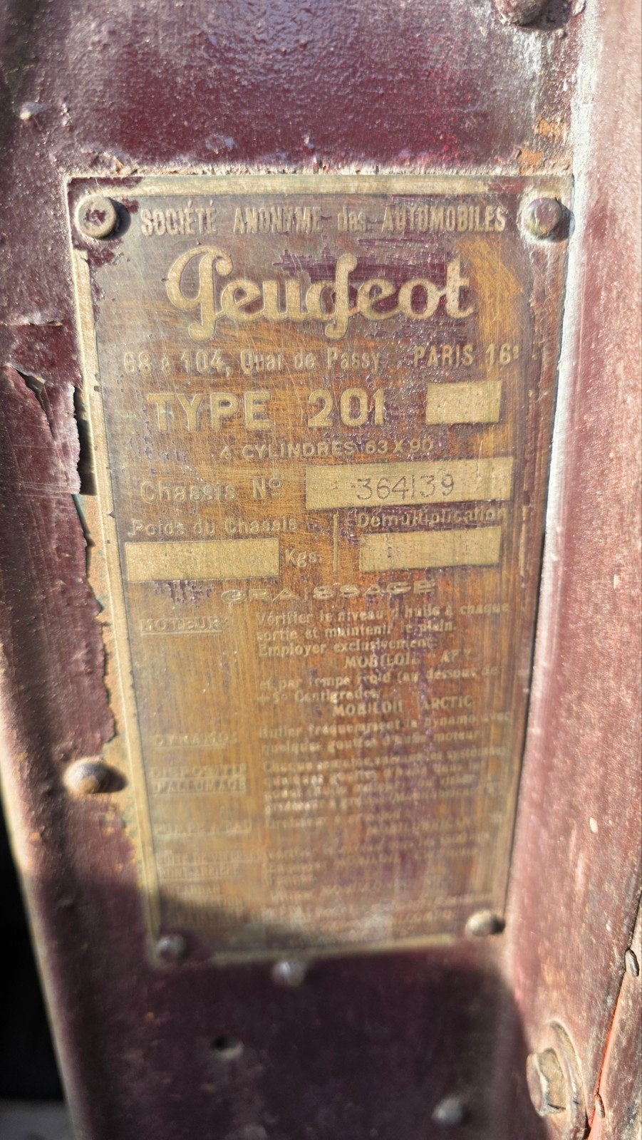 Peugeot 201 ,1928 mooi winterprojectje, foto 9