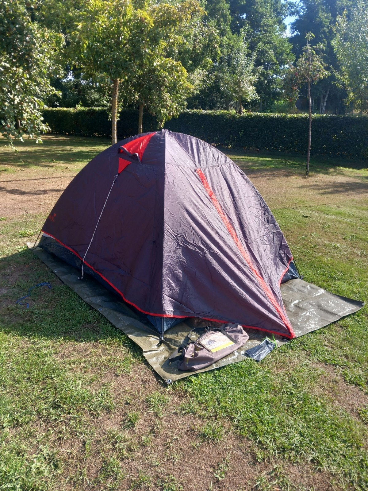 2-persoons koepeltent, Caravans en Kamperen, Ophalen, Zo goed als nieuw, Tot en met 2