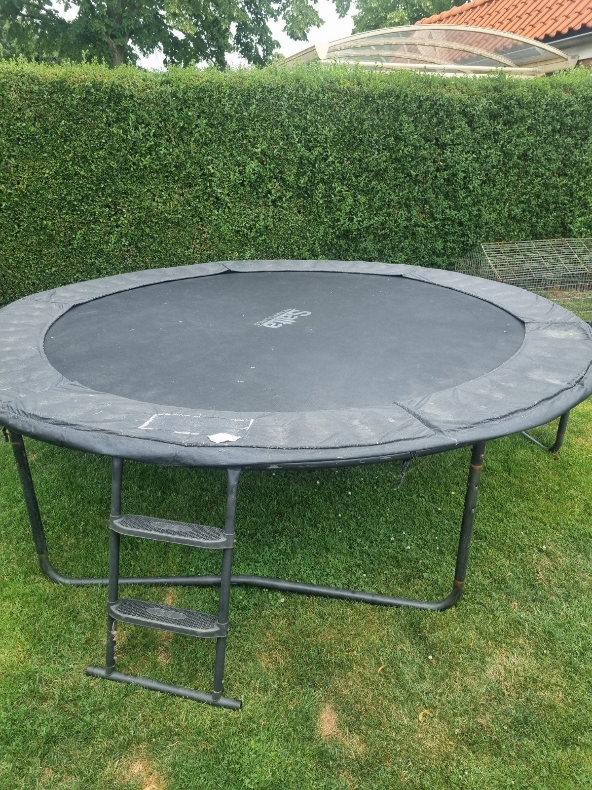 Salta Trampoline 3 meter met ladder en veiligheidsnet, Kinderen en Baby's, Speelgoed | Buiten | Trampolines, Ophalen, Gebruikt