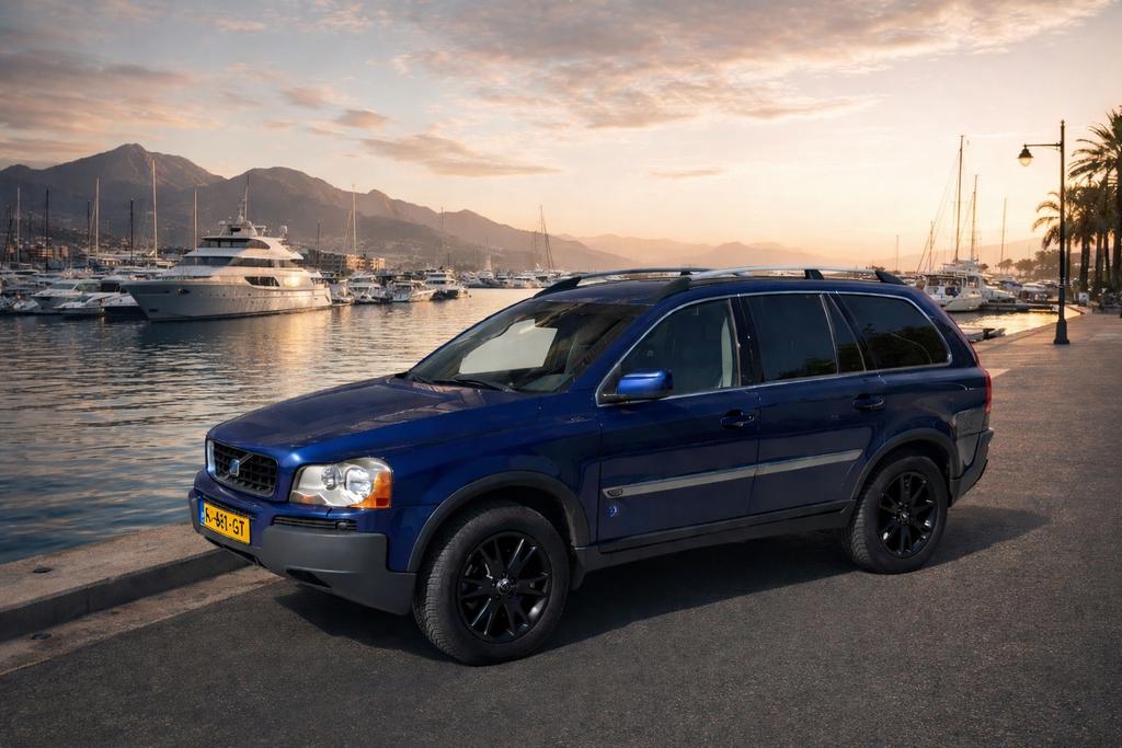 Volvo XC90 2.5T AWD Automaat 7-persoons Ocean Race edition, Auto's, Volvo, 1991 kg, Blauw, 7 stoelen, 2521 cc