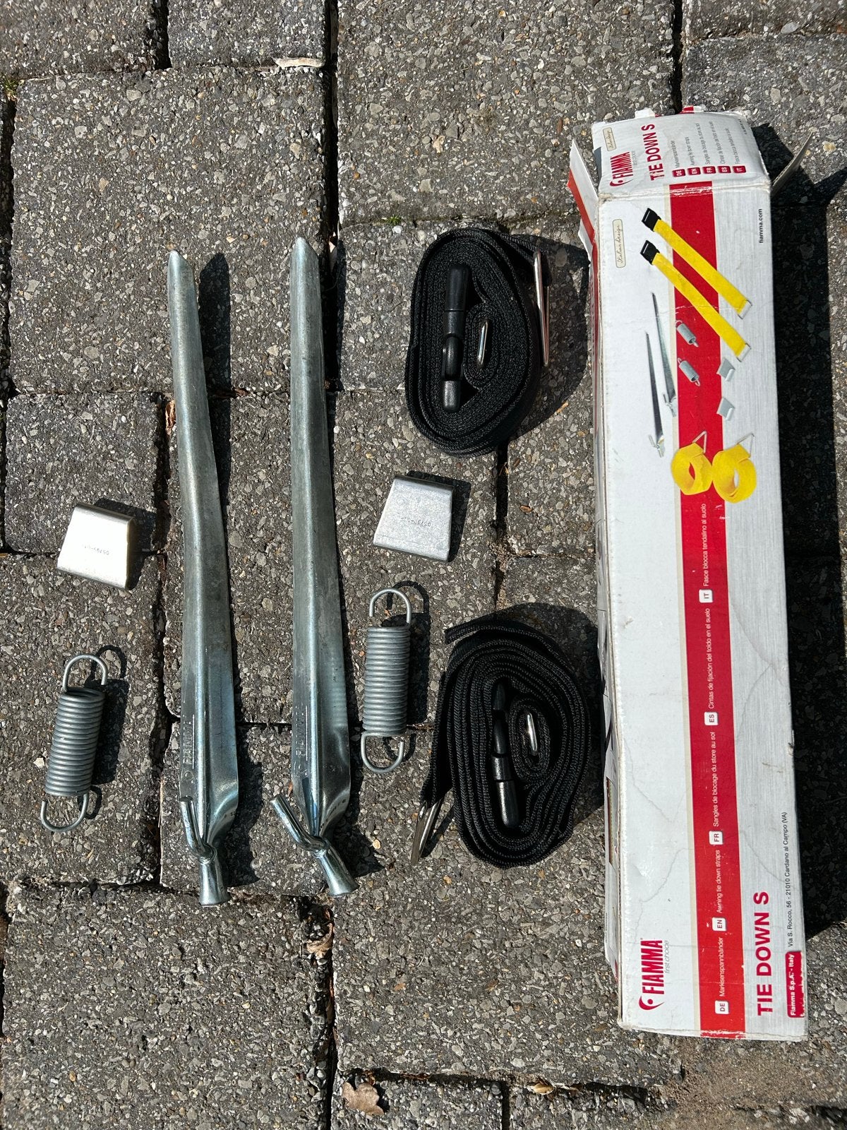 Fiamma Stormband Tie Down S voor luifel, Caravans en Kamperen, Caravan accessoires, Gebruikt, Ophalen of Verzenden