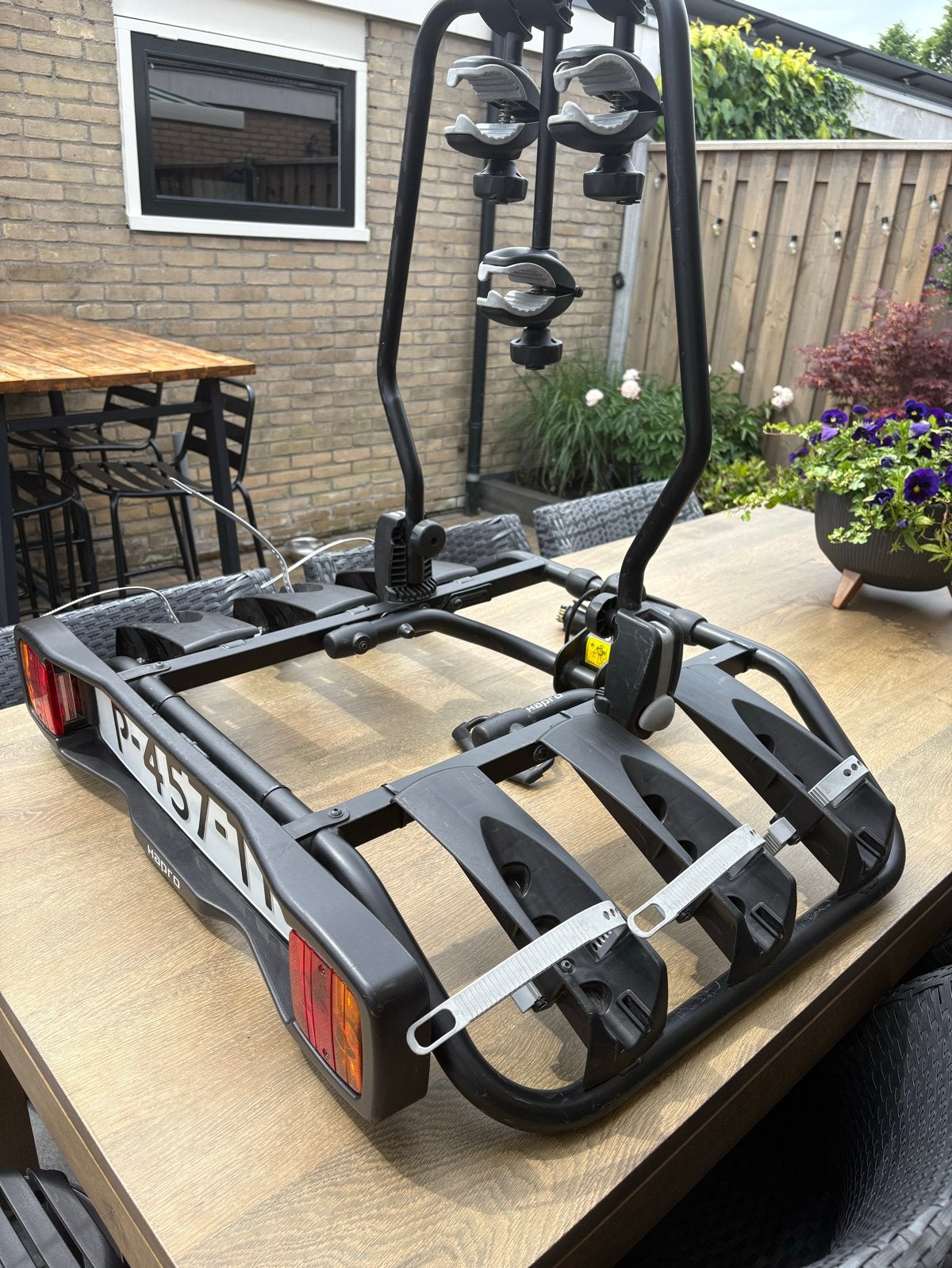 Hapro Atlas 3 Fietsendrager voor 3 fietsen, Ophalen, 3 fietsen of meer, Gebruikt, Trekhaakdrager