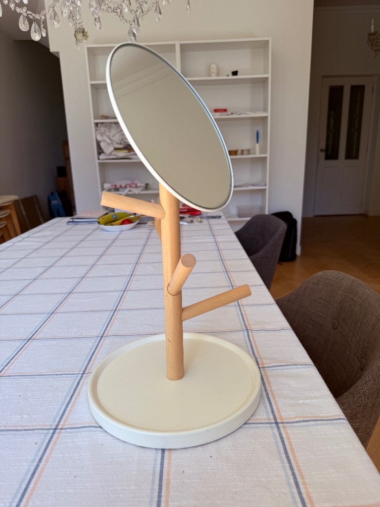 Table mirror Ikea, Ophalen, Minder dan 50 cm, Rond, Zo goed als nieuw