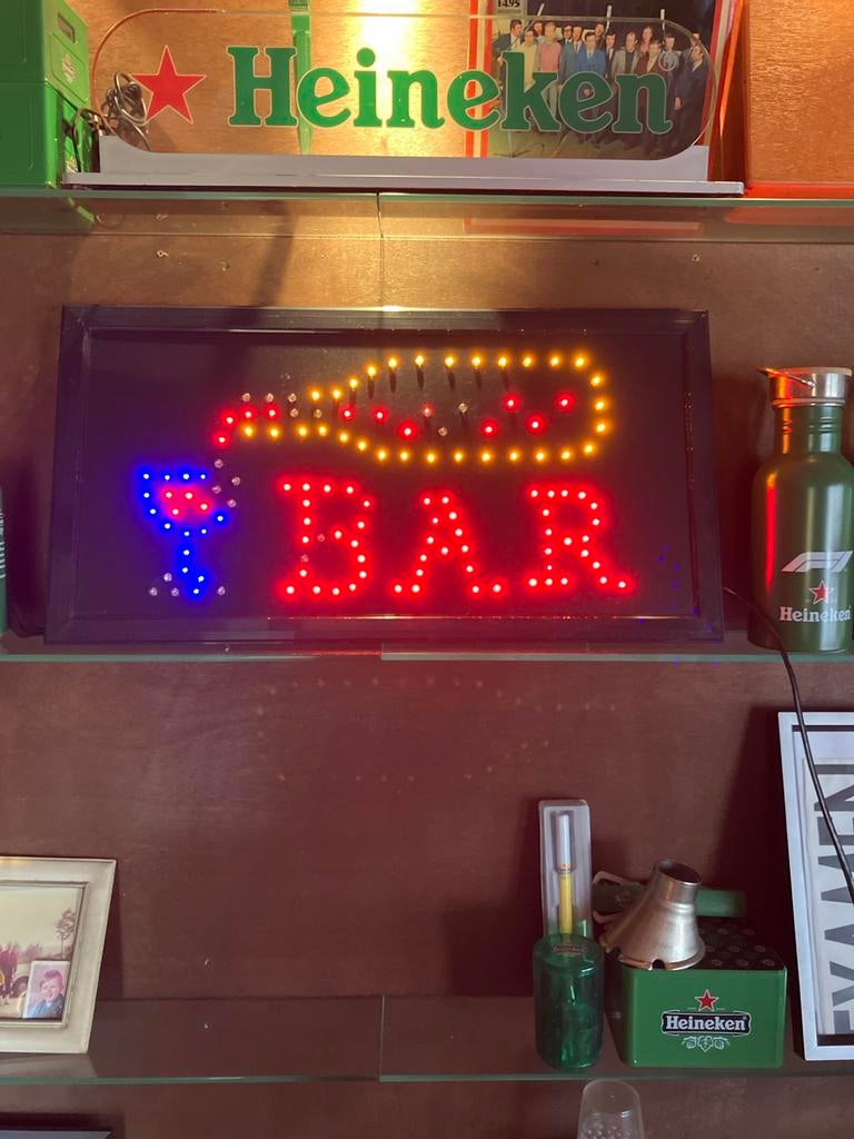 LED Bar Neon Bord - Sfeervolle Verlichting, Ophalen, Gebruikt, Meerkleurig, Kunststof