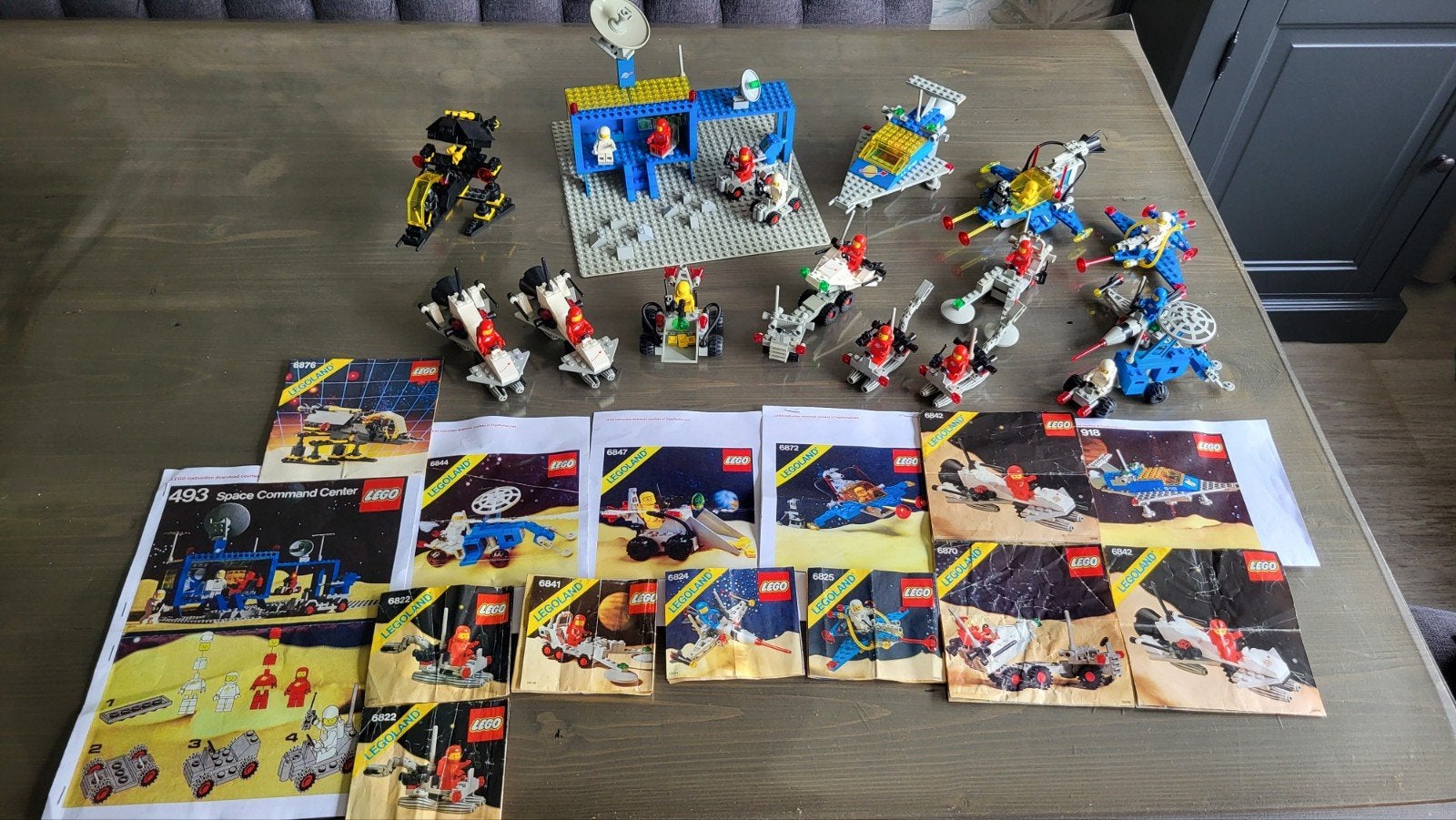 Grote partij Lego Space 14 sets zie omschrijving., Gebruikt, Compleet, Lego, Ophalen of Verzenden
