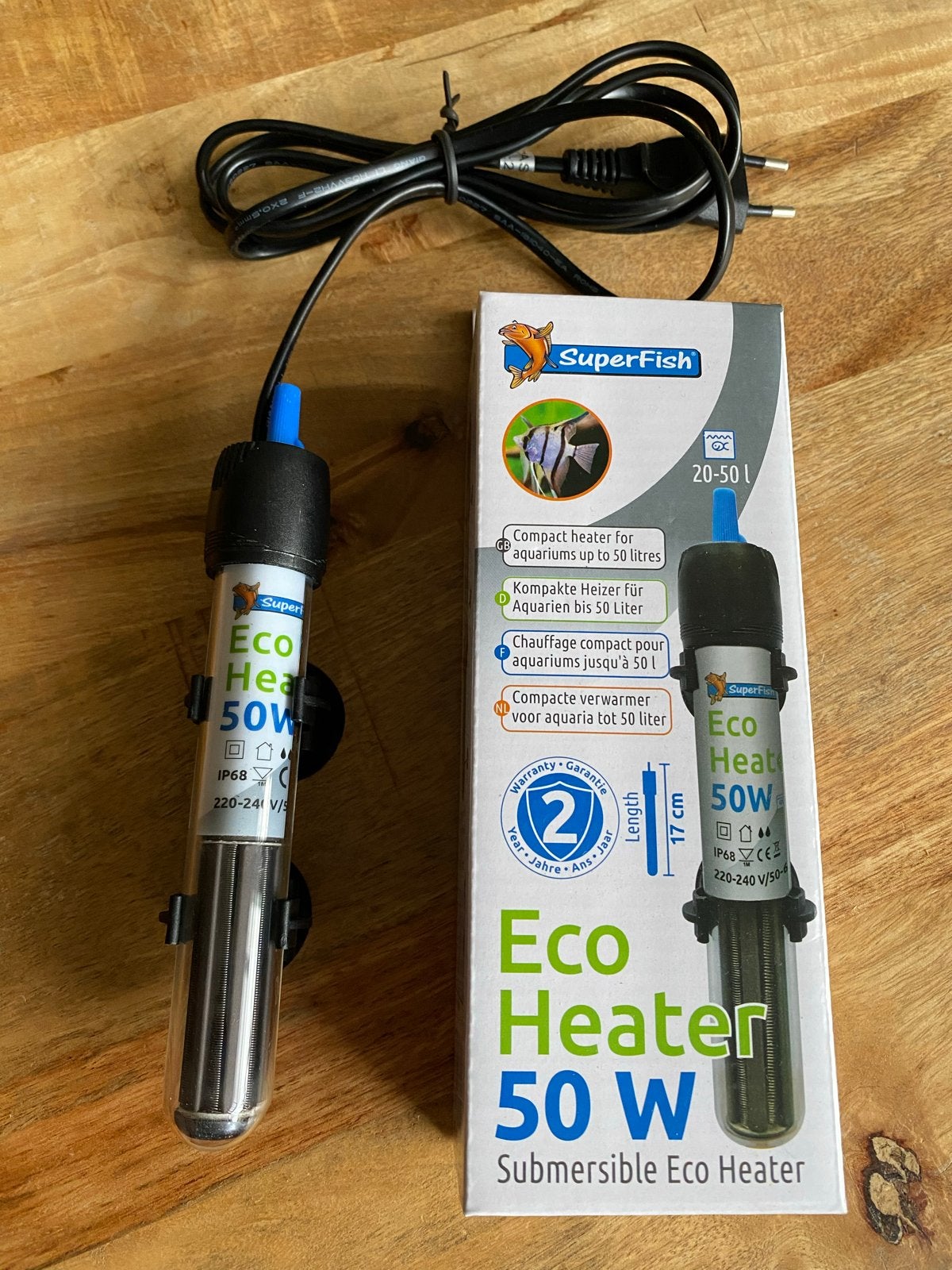 Nieuwe heater 50w aquarium, Ophalen of Verzenden, Nieuw, Verlichting of Verwarming