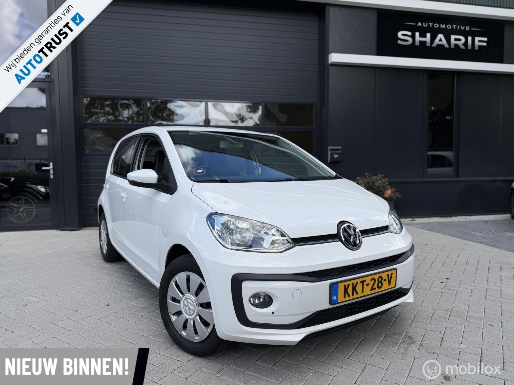 Volkswagen Up! 1.0 BMT high up! Climate|St.verwarming|Airco!, Auto's, Volkswagen, Voorwielaandrijving, Wit, Handgeschakeld, 3 cilinders