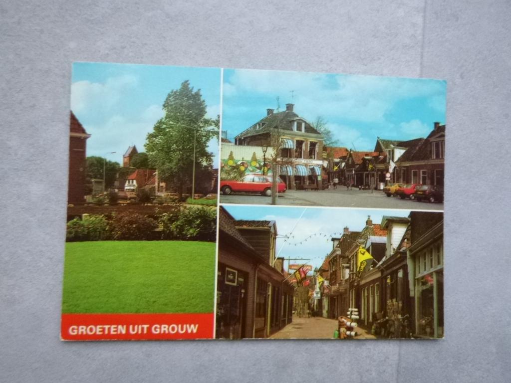 groeten uit Grouw, auto 1987, Verzenden, 1980 tot heden, Gelopen, Noord-Brabant
