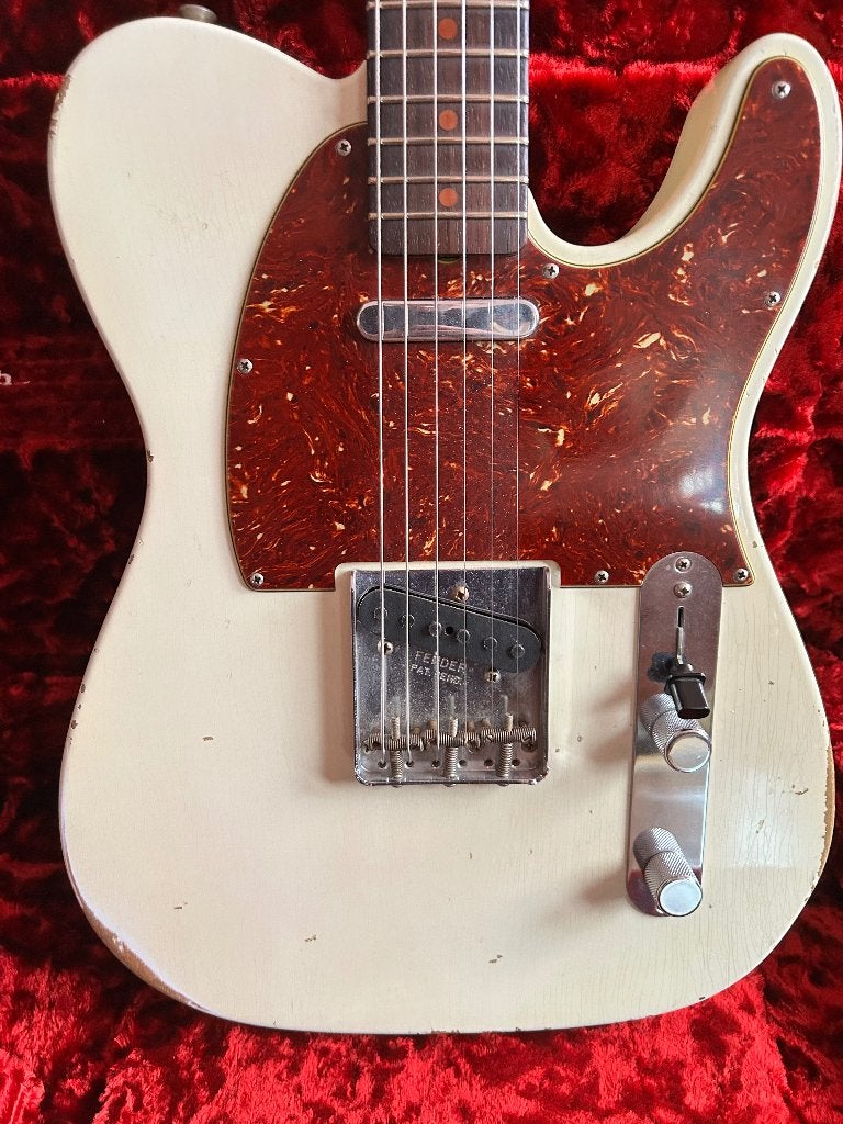 Fender custom shop telecaster relic 61, Ophalen, Zo goed als nieuw, Solid body, Fender