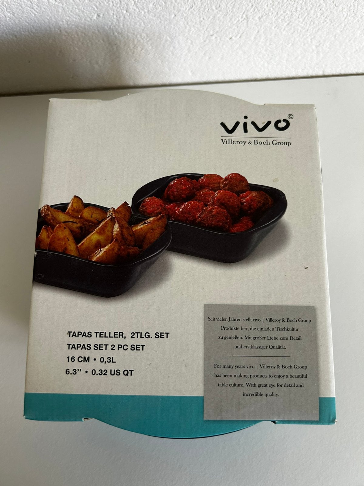 Villeroy & Boch tapasovenschalen, Ophalen