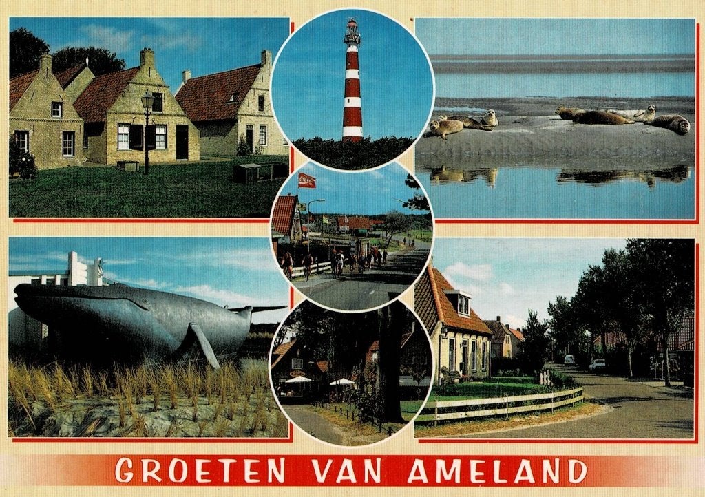 Ameland, Ophalen of Verzenden, 1960 tot 1980, Gelopen, Waddeneilanden